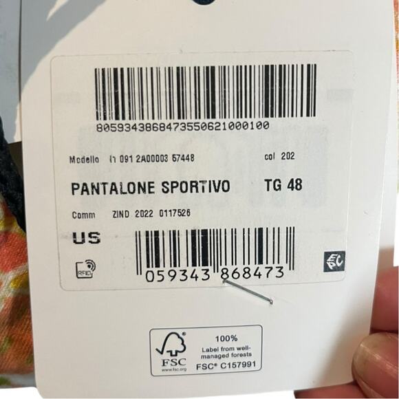 Moncler Gabardine Basic Stretch Drawstring Pants Tan Size 48 IT/US 32 - Picture 14 of 16